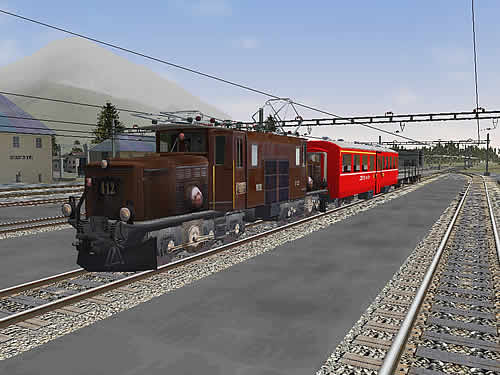 El tren de mercancías de Simtrain