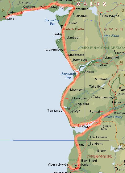 Mapa de la linea